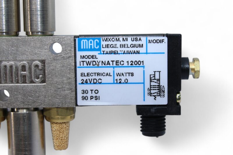 MAC ITW DYNATEC 12001 VALVE 24V - Image 3