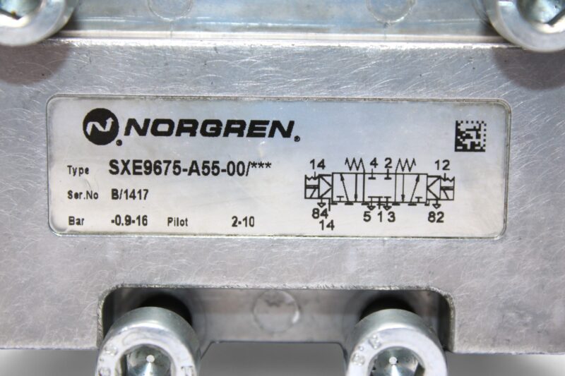 NORGREN SXE9675-A55-00 DOUBLE SOLENOID VALVE - Image 2