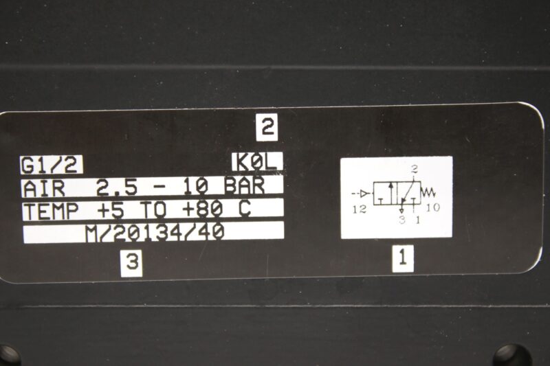 NORGREN M/20134/40 INLINE VALVE - Image 2