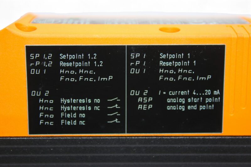IFM SD6000 COMPRESSED AIR METER SDR12DGXFPKG/US-100 - Image 4