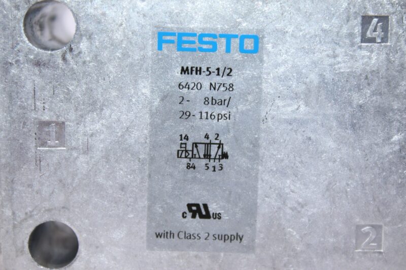FESTO MFH-5-1/2 Solenoid valve 6420 - Image 2