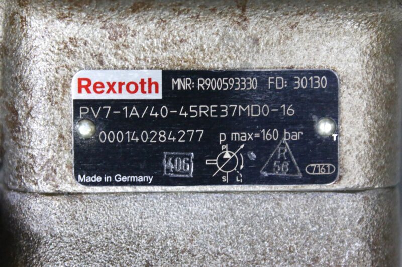 REXROTH R900593330 VANE PUMP PV7-1A/40-45RE37MD0-16 - Image 2