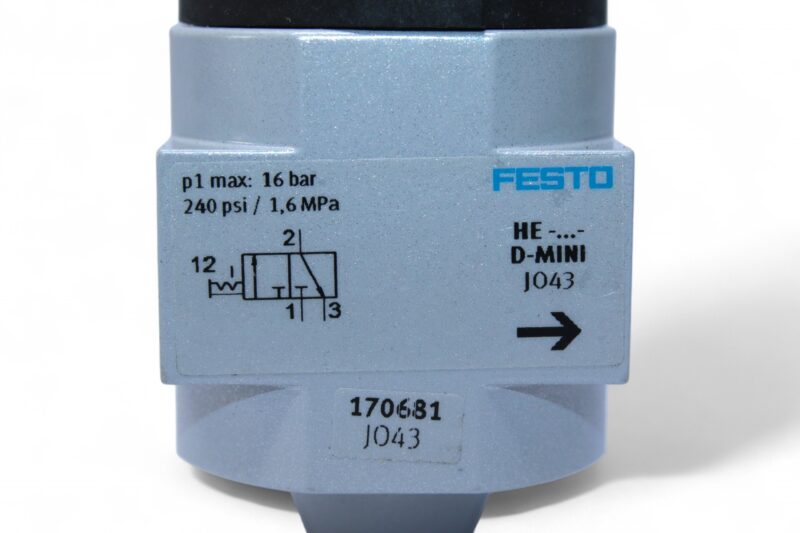 FESTO HE-D-MINI SHUT OFF VALVE 170681 - Image 2