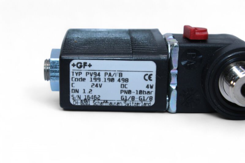 +GF+ PV94 PA/FB PRESSURE VALVE 199.190.498 (24V) - Image 2
