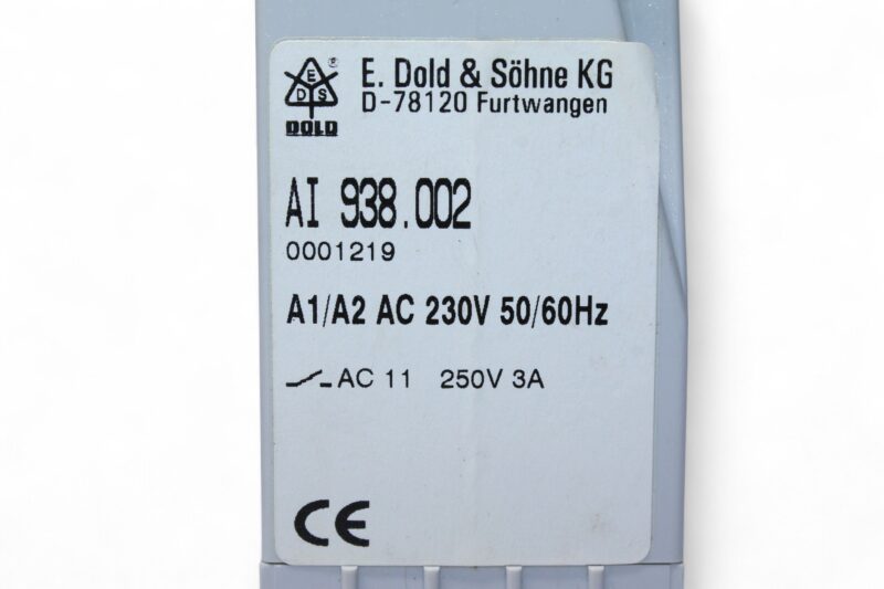 VIDEOJET 399499 AIR DRYER ASSEMBLY KIT / DOLD AI 938.002 Thermistor Motor Protection Relay AC50/60 HZ 230V - Image 8