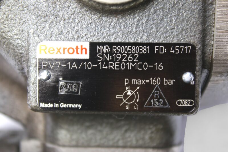 REXROTH R900580381 VANE PUMP PV7-1A/10-14RE01MC0-16 - Image 2