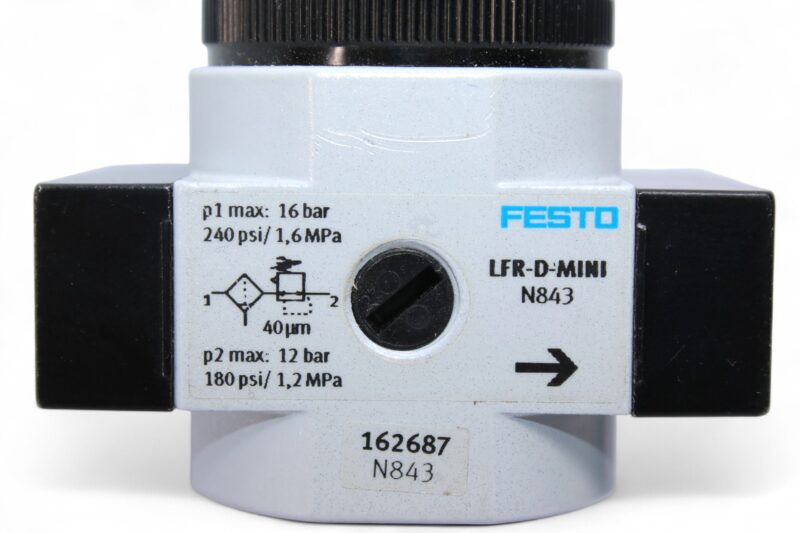 FESTO LFR-1/4-D-O-MINI FITLER REGULATOR 162687 - Image 2