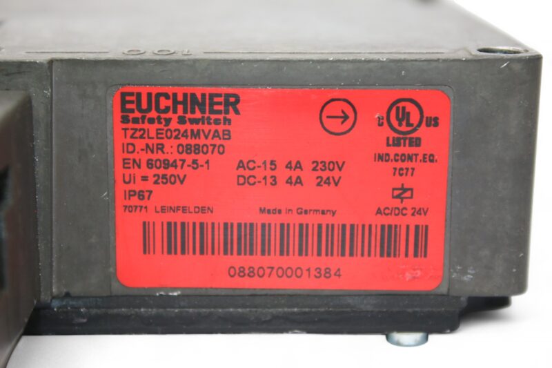 EUCHNER TZ2LE024MVAB SAFETY SWITCH 088070 - Image 2