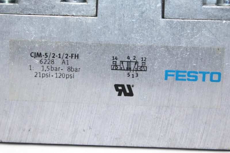 FESTO CJM-5/2-1/2-FH SOLENOID VALVE 6228 - Image 2