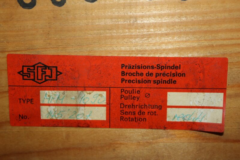 FISCHER MFM-1090 HJND-50 SPINDLE MOTOR 145207 - Image 2