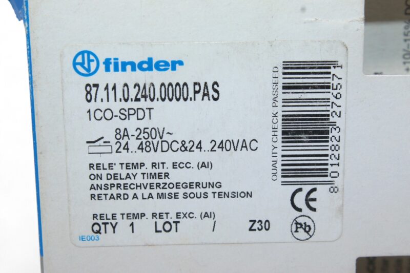 FINDER 87.11.0.240.0000.PAS TIME RELAY - Image 7
