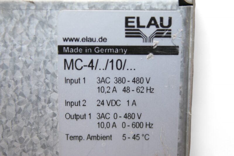 Schneider Electric-ELAU MC-4/11/10/400 PacDrive HW:E0N603 - Image 2