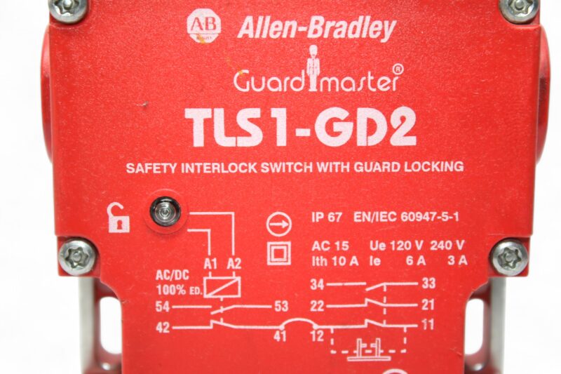 ALLEN BRADLEY GUARDMASTER 4406-T27212 C SAFETY SWITCH TLS1-GD2 - Image 3
