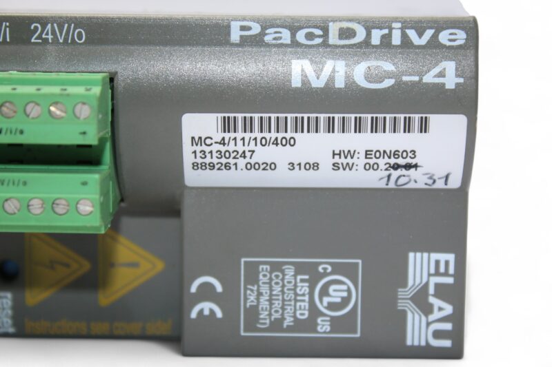 Schneider Electric-ELAU MC-4/11/10/400 PacDrive HW:E0N603 - Image 3