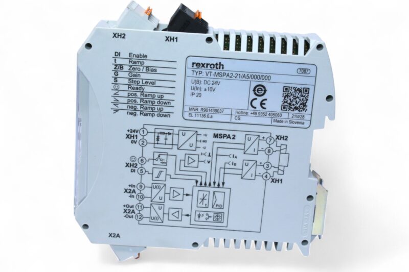 REXROTH R901439037 VALVE AMPLIFIER VT-MSPA2-21/A5/000/000 - Image 4