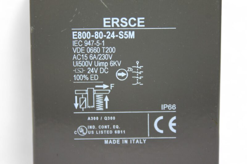 ERSCE E800-80-24-S5M SAFETY SWITCH - Image 2