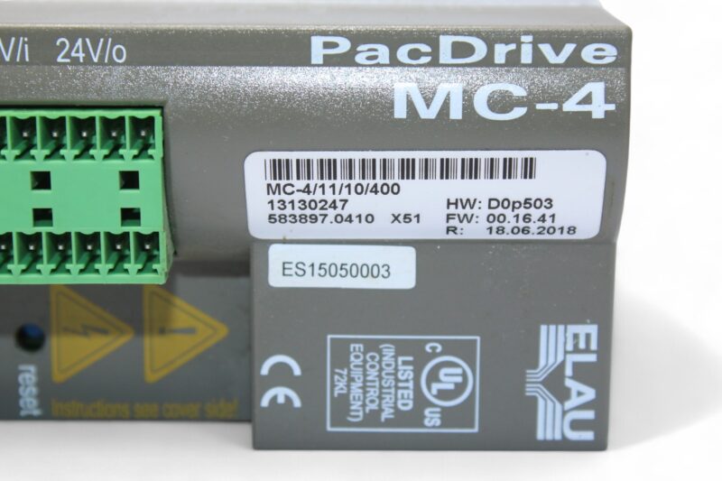 Schneider Electric-ELAU MC-4/11/10/400 PacDrive HW:D0p503 - Image 2
