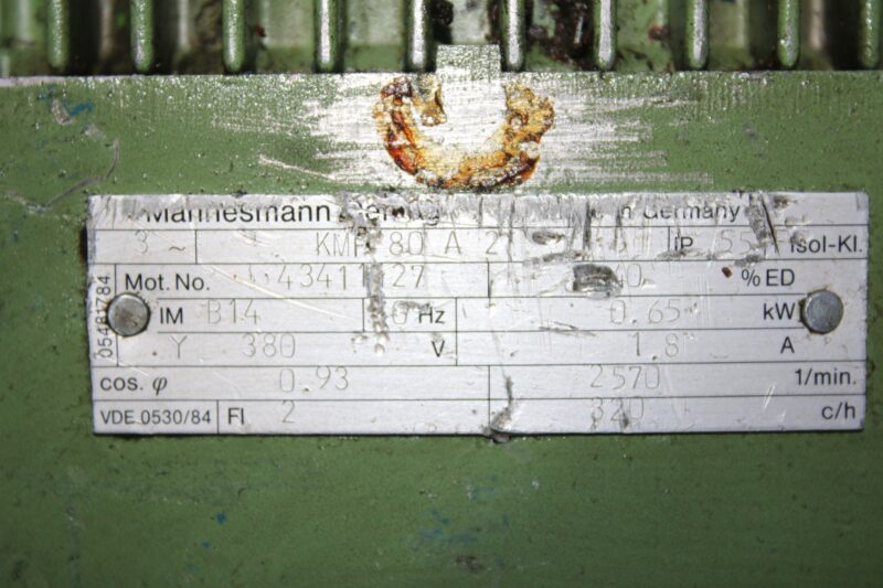 DEMAG KMF 80 A 2 CONICAL-ROTOR BRAKE MOTOR - Image 2