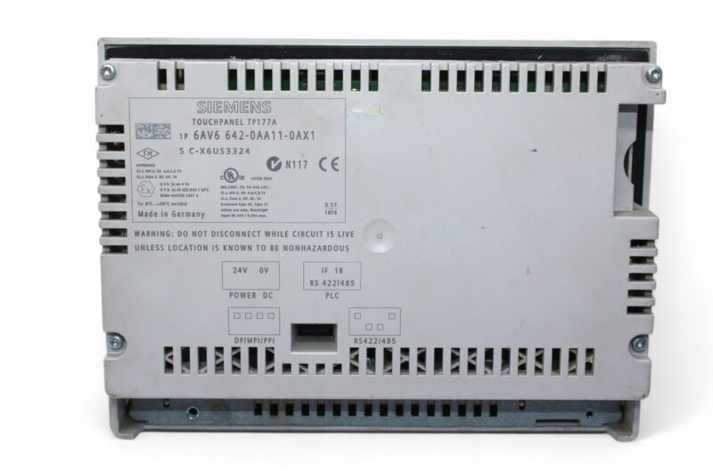 SIEMENS 6AV6 642-0AA11-0AX1 TOUCH PANEL TP 177A - Image 3
