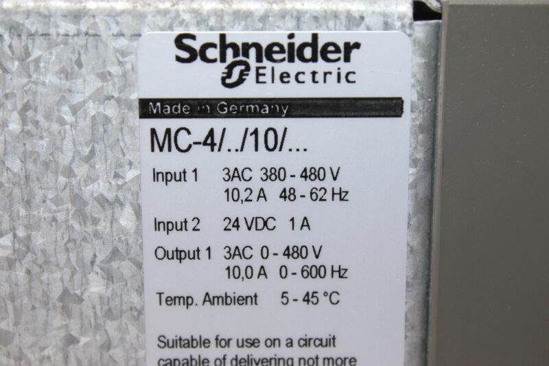 Schneider Electric-ELAU MC-4/11/10/400 PacDrive HW:E0P603 - Image 2