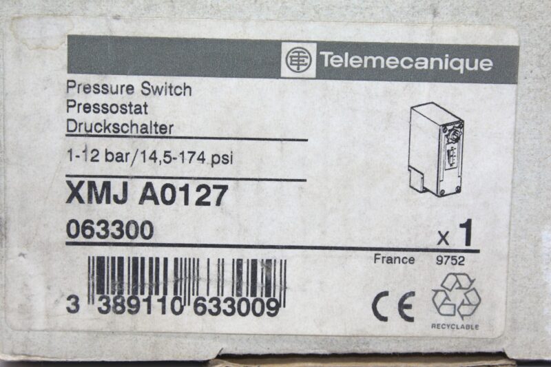 TELEMECANIQUE XMJ A0127 PRESSURE SWITCH - Image 5