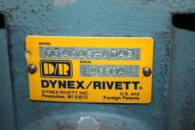 DYNEX/RIVETT PF4015-J743 FIXED DISPLACEMENT CHECKBALL PUMP - Image 2