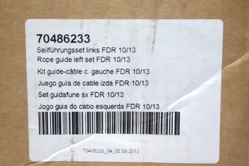 DEMAG 70486233 ROPE GUIDE LEFT SET FDR 10/13 - Image 2
