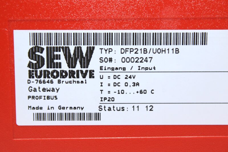 SEW DFP21B/U0H11B PROFIBUS - Image 2