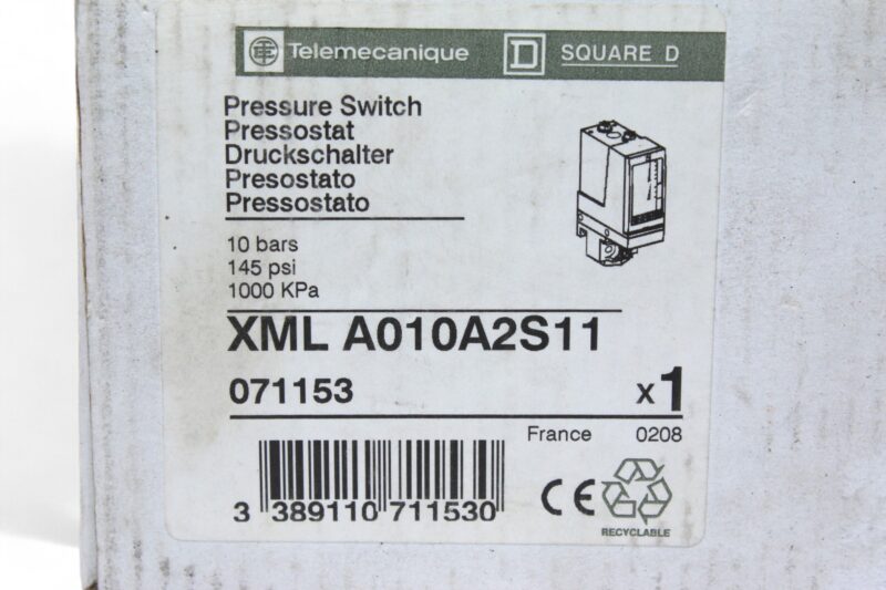 TELEMECANIQUE XML A010A2S11 PRESSURE SWITCH - Image 6
