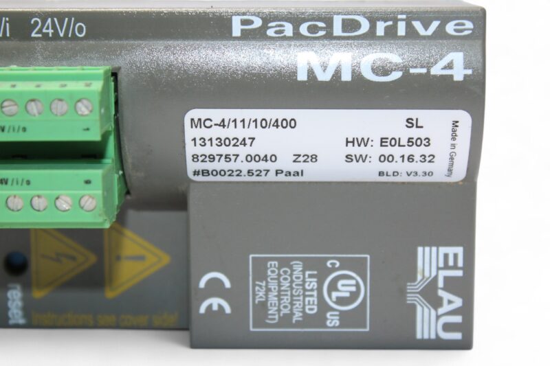 Schneider Electric-ELAU MC-4/11/10/400 PacDrive HW:E0L503 - Image 3