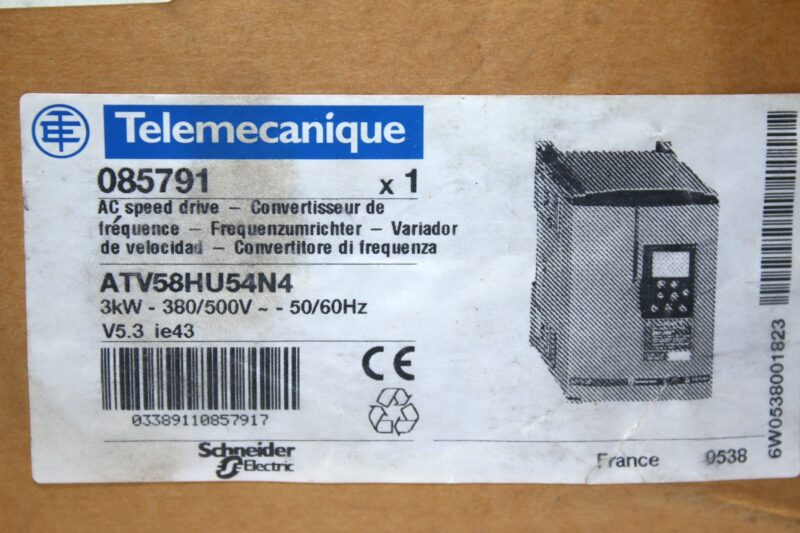 TELEMECANIQUE ATV58HU54N4 ADJUSTABLE SPEED DRIVE (3 Kw) - Image 8