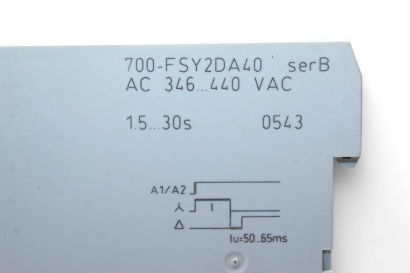 ALLEN BRADLEY 700-FSY2DA40 TIME RELAY 1.5...30S - Image 4