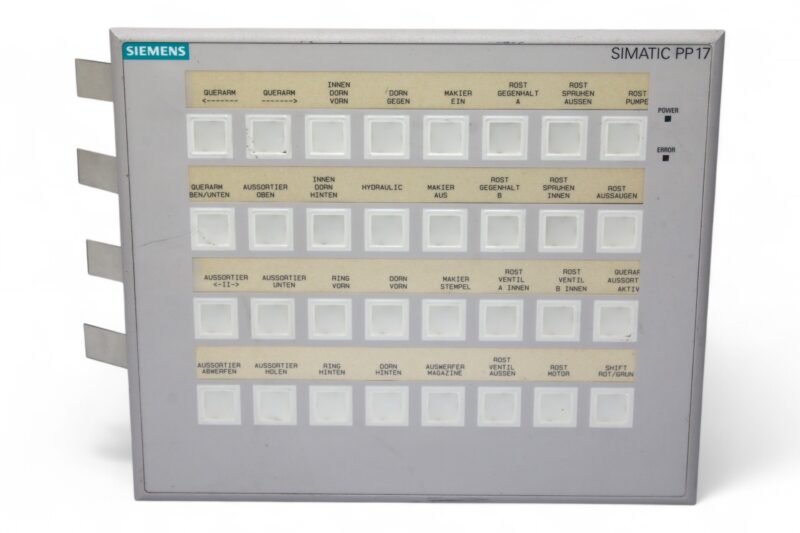 SIEMENS 6AV3688-3ED13-0AX0 PUSH BUTTON PANEL PP17 - Image 5
