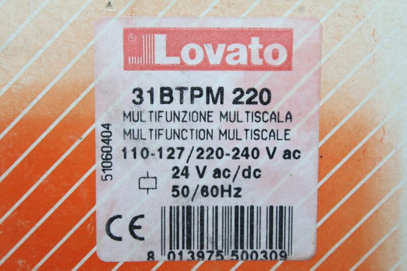 LOVATO 31BTPM 220 TIME RELAY - Image 2