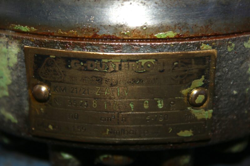 DÜSTERLOH FLUIDTECHNIK KM 21/21 ZA1V HYDRAULIC MOTOR - Image 3