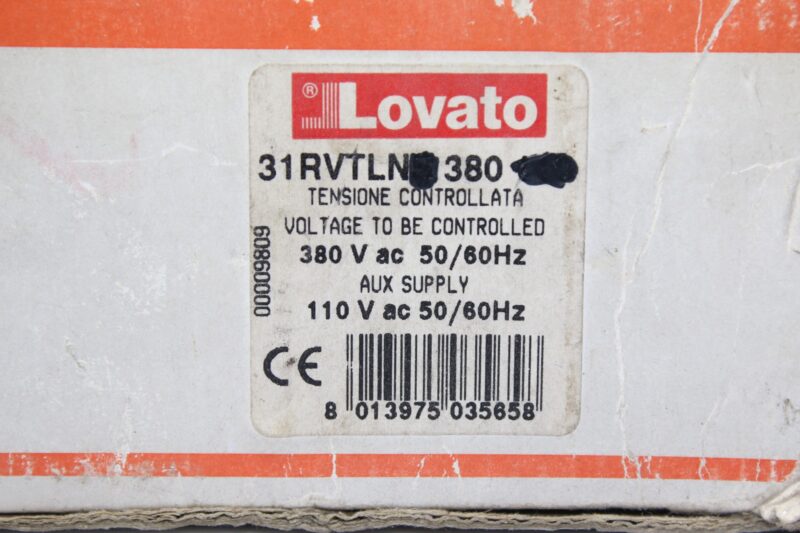 LOVATO 31RVTLN 380 VOLTAGE MONITORING RELAY (380 V) - Image 2