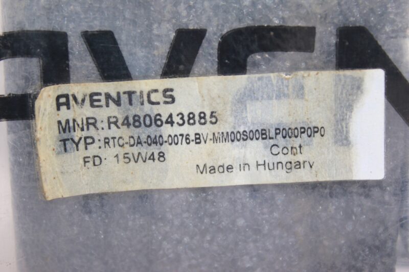 AVENTICS RTC-DA-040-0076-BV-MM00S00BLP000P0P0 RODLESS PNEUMATIC CYLINDER R480643885 - Image 2