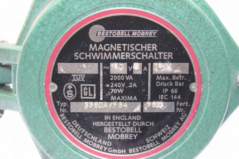 MOBREY S36DA/F84 FLOAT SWITCH - Image 2