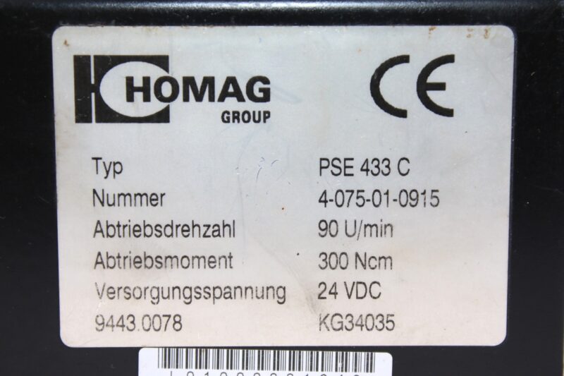 HOMAG PSE433C VALVE POSITIONAL UNIT 4-075-01-0915 - Image 2