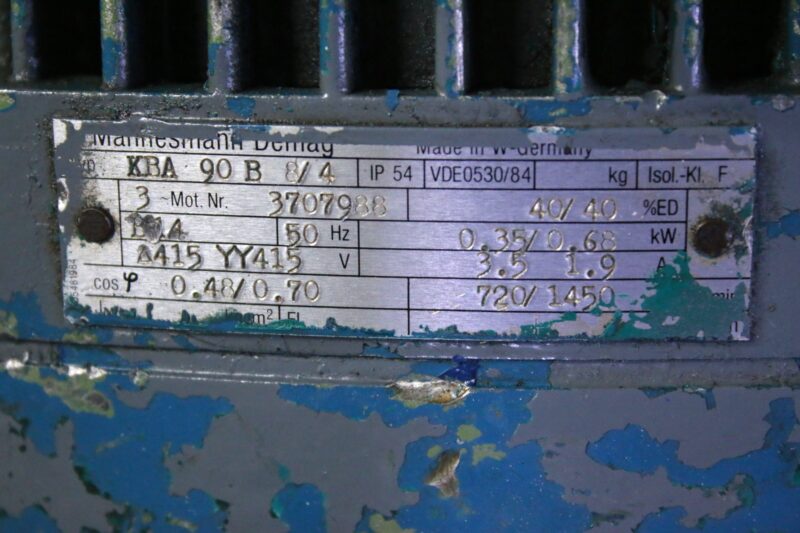 DEMAG KBA 90 8/4 ELECTRIC MOTOR - Image 2