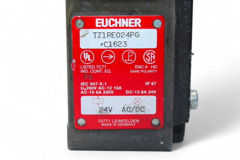 EUCHNER TZ1RE024PGV1623 SAFETY INTERLOCK SWITCH - Image 2