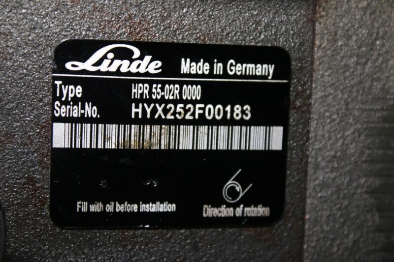 LINDE HPR55-02R 0000 AXIAL PISTON VARIABLE PUMP - Image 2