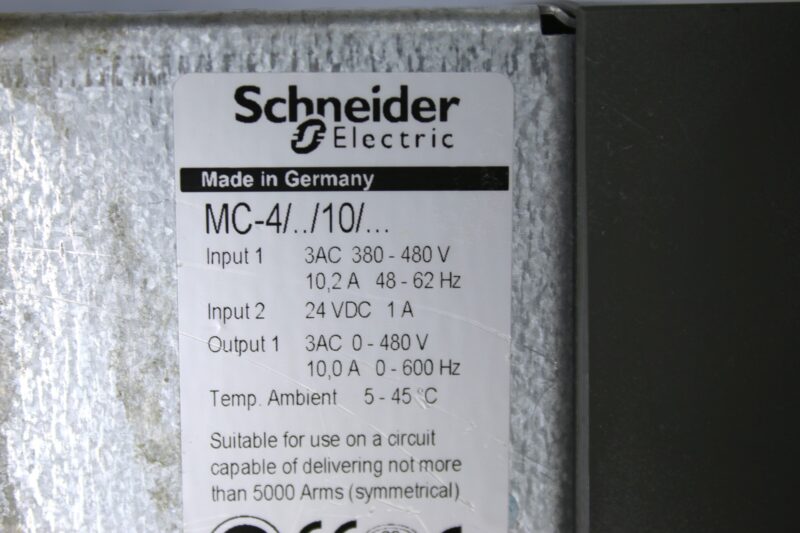 Schneider Electric-ELAU MC-4/11/10/400 PacDrive HW:E0R603 - Image 3