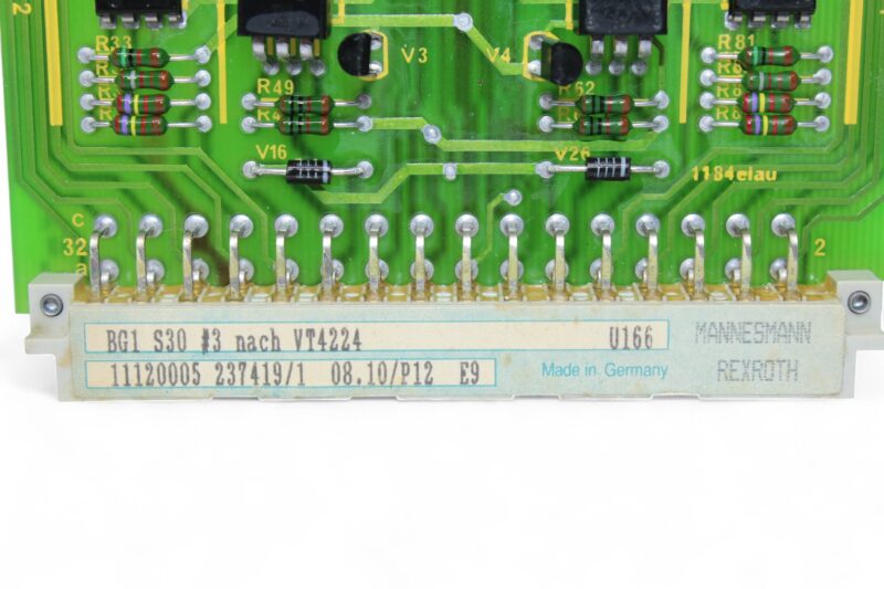 REXROTH BG1 S30 AMPLIFIER CARD 11120005 - Image 2