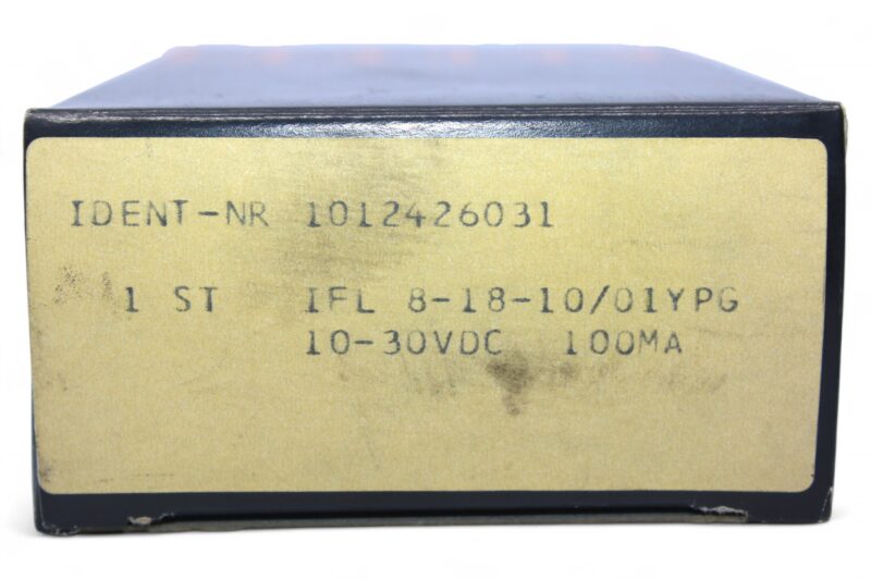 SCHMERSAL IFL 8-18-10/01YPG Inductive Proximity Switch 1012426031 - Image 2