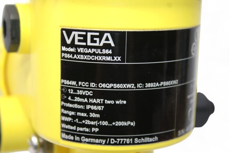 VEGA VEGAPULS 64 RADAR LEVEL SENSOR PS64.AXBXDCHXRMLXX - Image 2