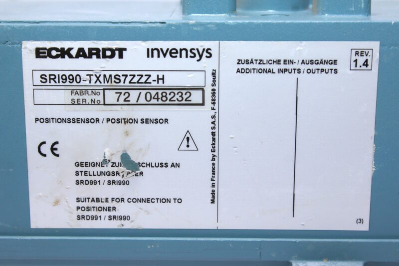 ECKARDT SRI990-TXMS7ZZZ-H ANALOG POSITIONER - Image 2