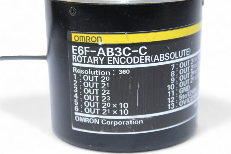 OMRON E6F-AB3C-C ROTARY ENCODER (ABSOLUTE) - Image 2