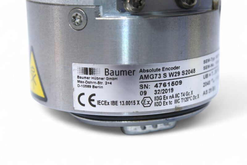 Baumer AMG73 S W29 S2048 13643878 ABSOLUTE ENCODERS AS7W/AV7W - Image 2