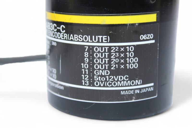 OMRON E6F-AB3C-C ROTARY ENCODER (ABSOLUTE) - Image 3